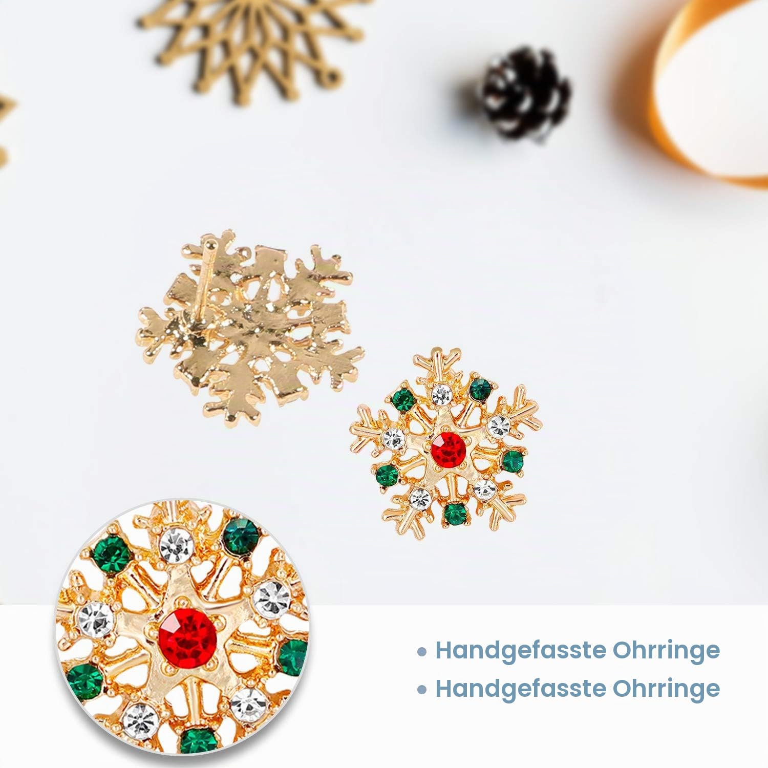 howaf-weihnachtsohrringe-ohrstecker-set-7-paare-motive image 3
