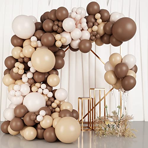 qifu-ballon-girlande-braun-nude-99-st-ck-geburtstag image 8