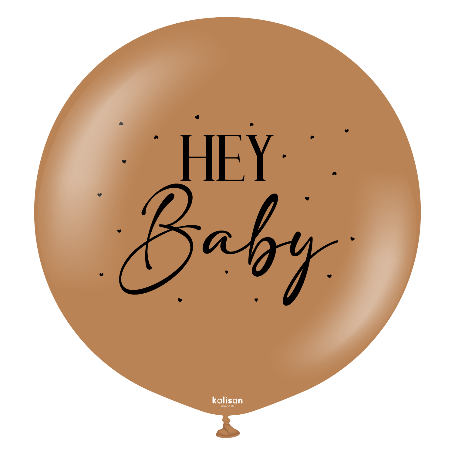 kalisan-hey-baby-luftballon-36-karamell-braun image 1
