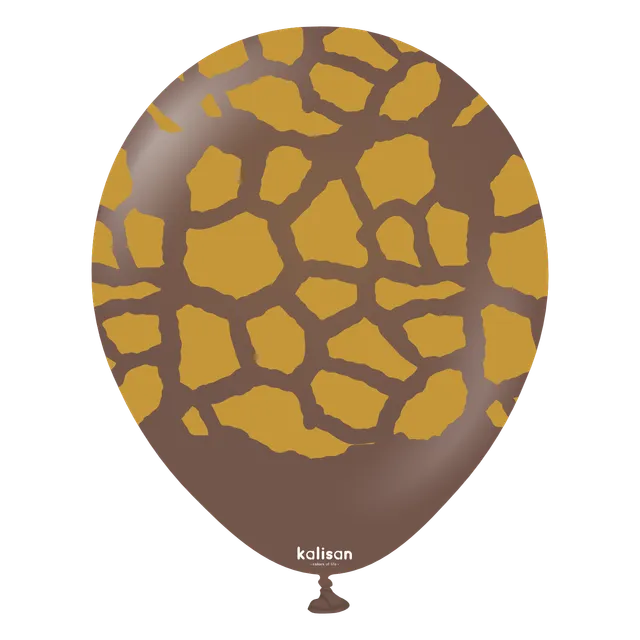 kalisan-safari-giraffe-luftballon-12-25-st-ck-schokobraun image 1