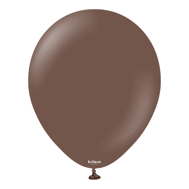 kalisan-standard-chocolate-brown-luftballons-25-stk image 1