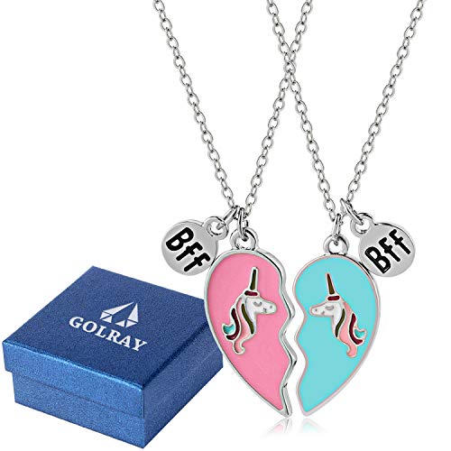 tacobear-freundschaftskette-einhorn-bff-herz-2tlg-rosa-blau image 8