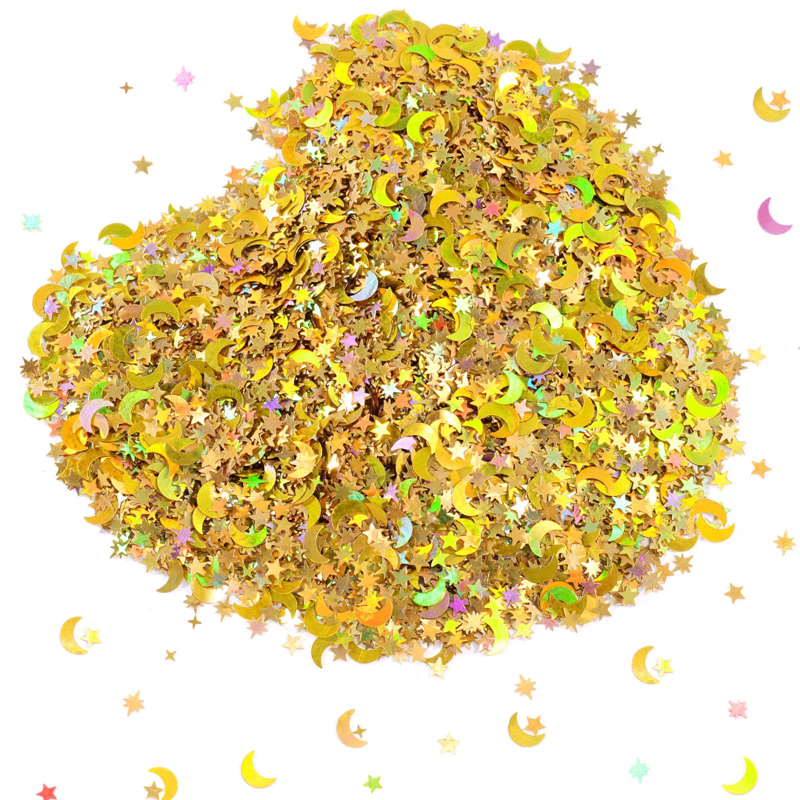 howaf-table-decorations-eid-konfetti-gold-sterne-mond-60g image 2