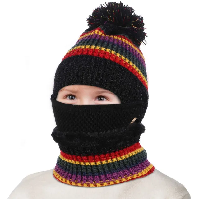 tacobear-accessories-m-tze-schal-set-3-teilig-schwarz-kinder image 1