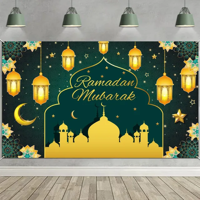 howaf-ramadan-mubarak-banner-stoff-180x110-cm-stern-mond image 1