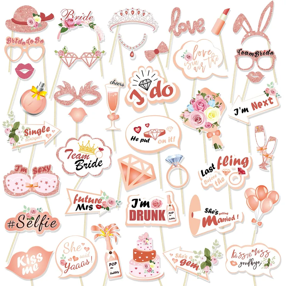 howaf-jga-foto-requisiten-40er-set-photobooth-rose-gold image 1