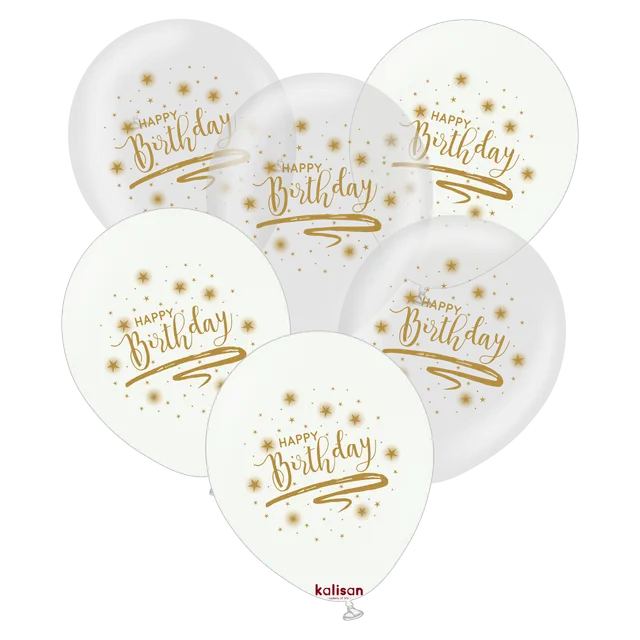 kalisan-birthday-happy-birthday-gold-luftballons-25-st-ck image 1