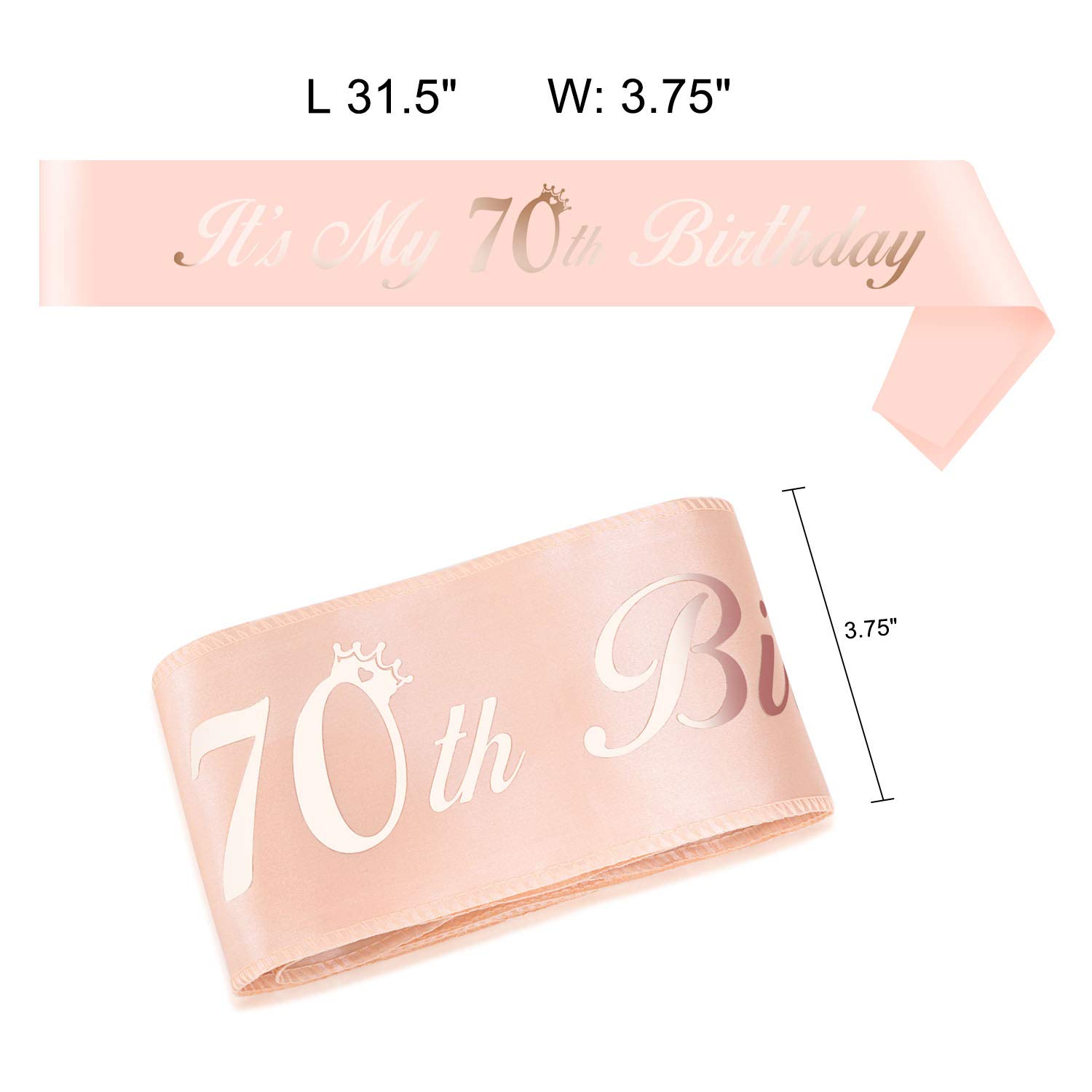 howaf-it-s-my-70th-birthday-sch-rpe-und-tiara-rosegold-set image 3