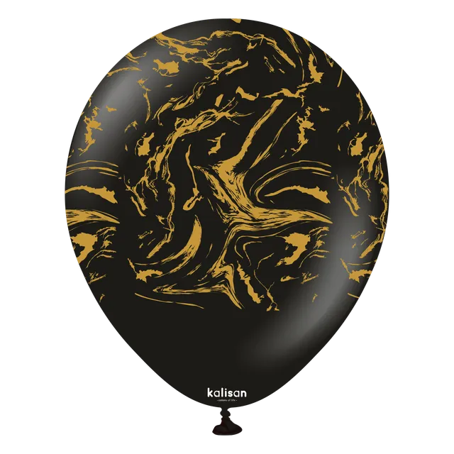 kalisan-space-nebula-nebula-black-luftballons-25er-gold image 1
