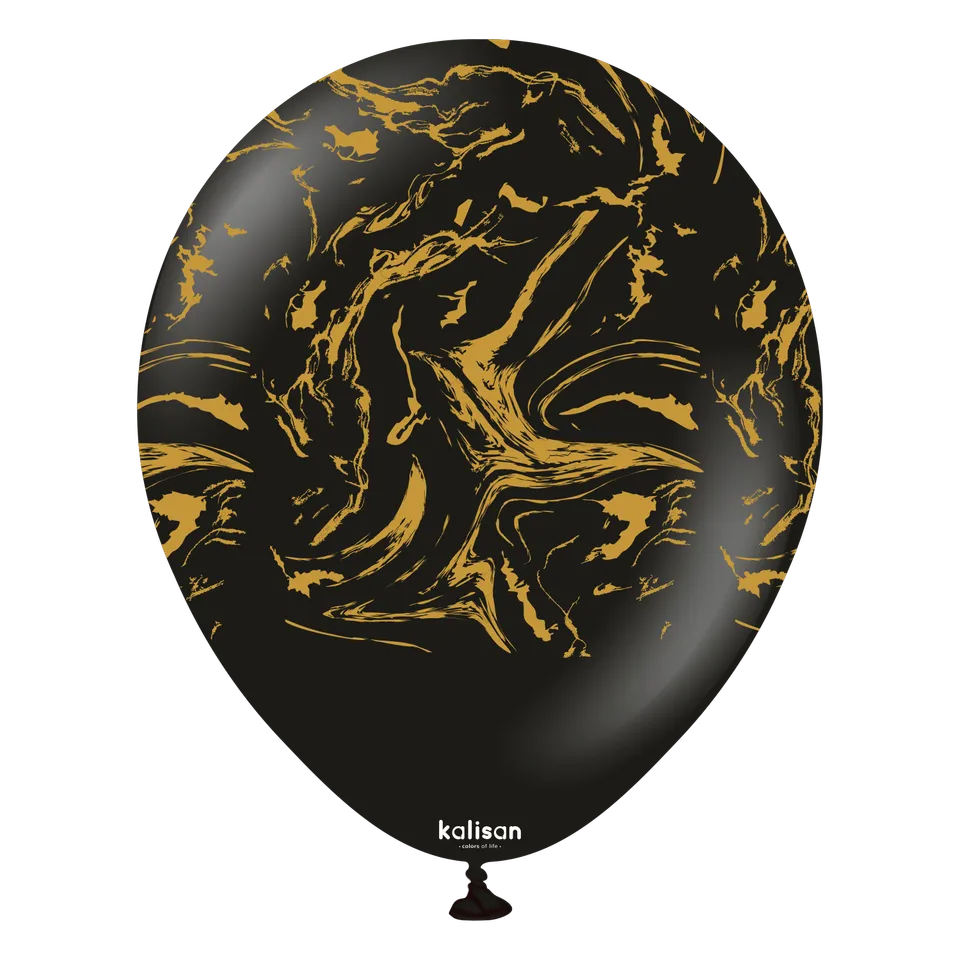 kalisan-space-nebula-nebula-black-luftballons-25er-gold image 1