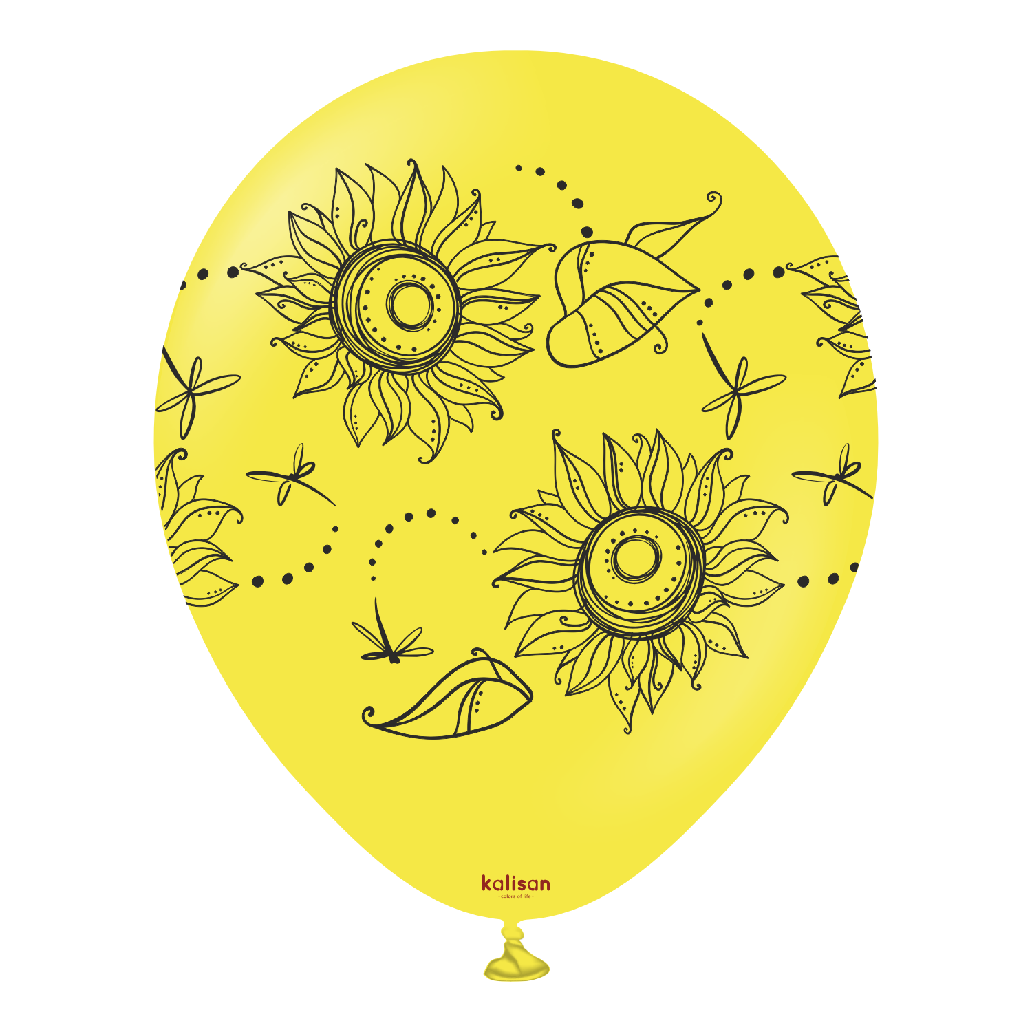 kalisan-fruits-sunflower-luftballons-12-zoll-25-st-ck-blumen image 3