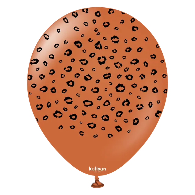 kalisan-safari-theme-leopard-luftballon-rust-orange-12-25-st-ck image 1