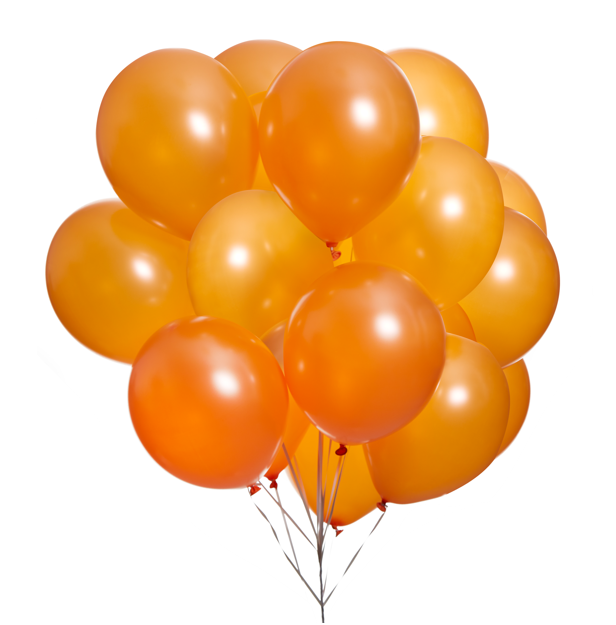 green-paw-metallic-balloons-luftballons-orange-50-st-ck image 5