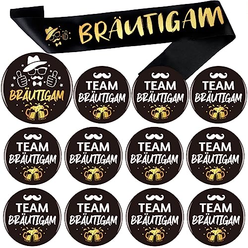 howaf-jga-sch-rpe-m-nner-set-br-utigam-team-buttons-13tlg image 8