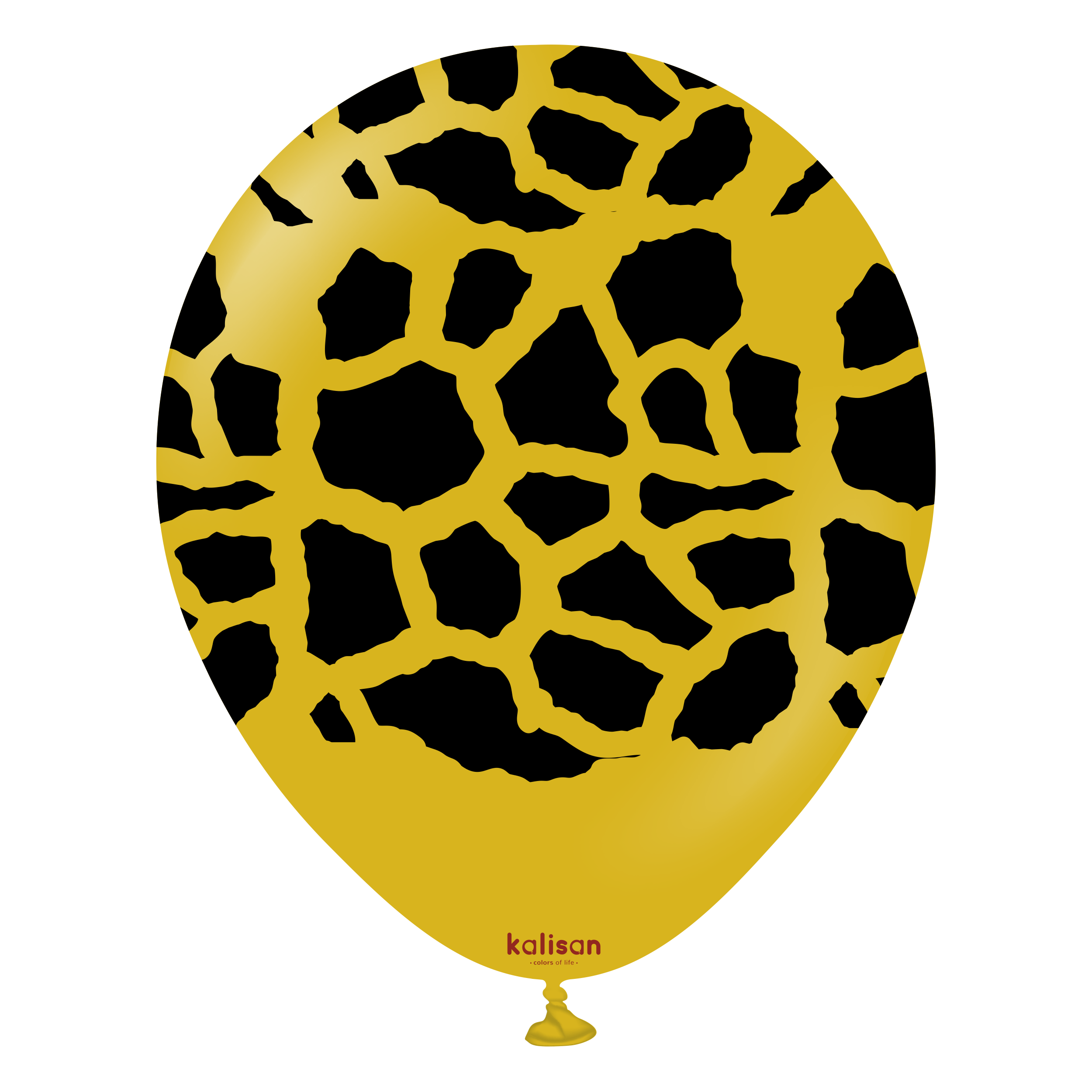 kalisan-safari-giraffe-mustard-luftballon-12-25-st-ck-senf image 1