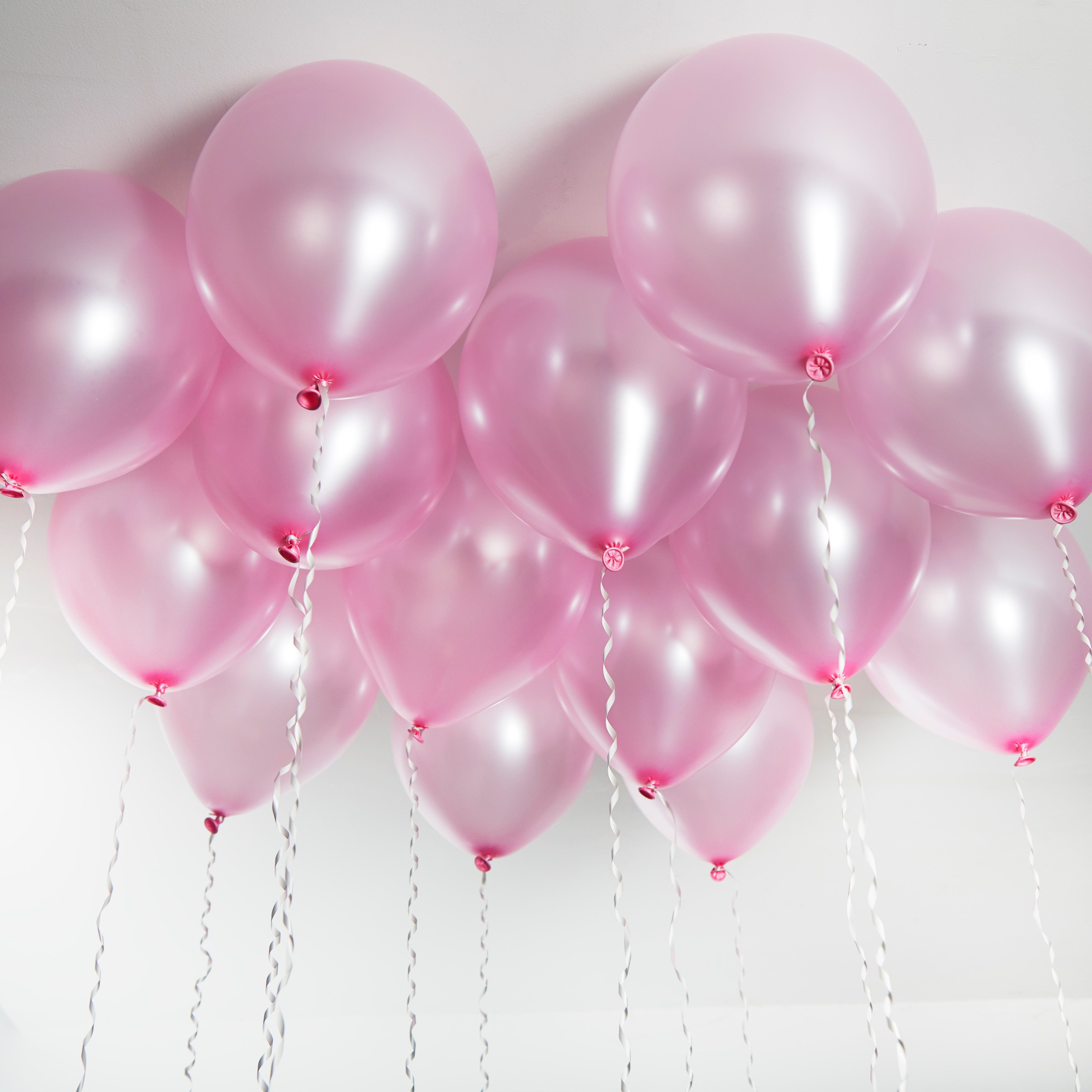 green-paw-metallic-balloons-luftballons-pink-25-st-ck-helium image 3