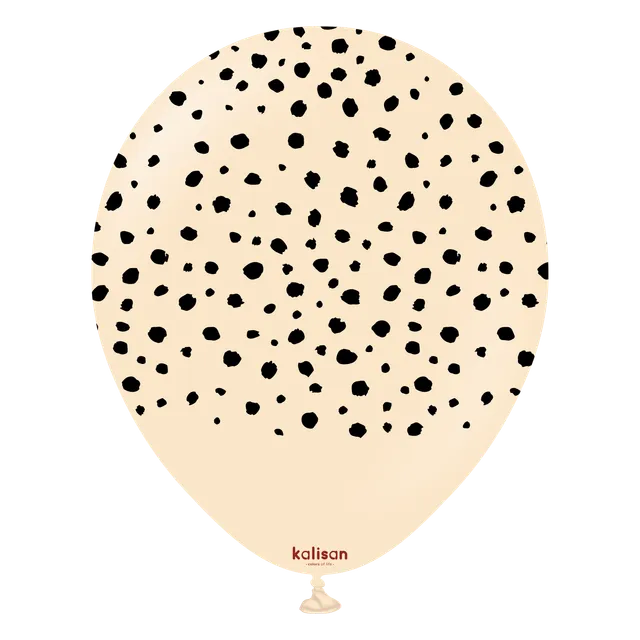kalisan-safari-cheetah-blush-luftballons-12-25-stk-schwarz image 1