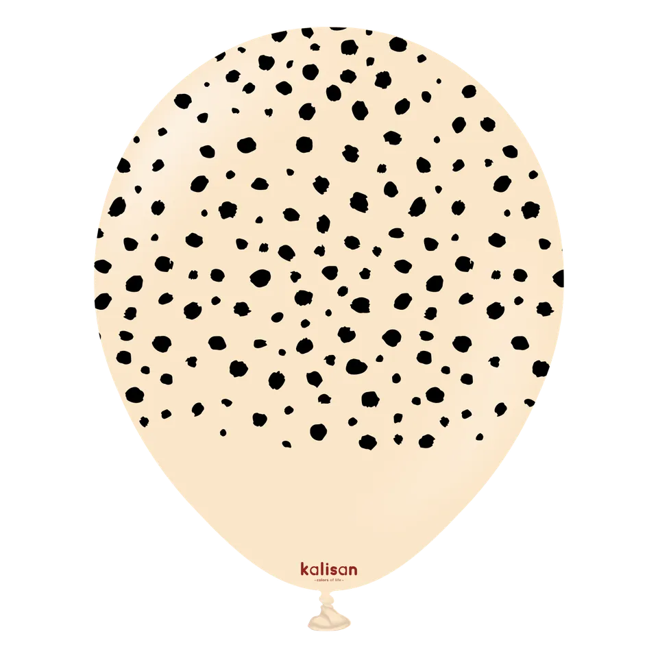 kalisan-safari-cheetah-blush-luftballons-12-25-stk-schwarz image 1