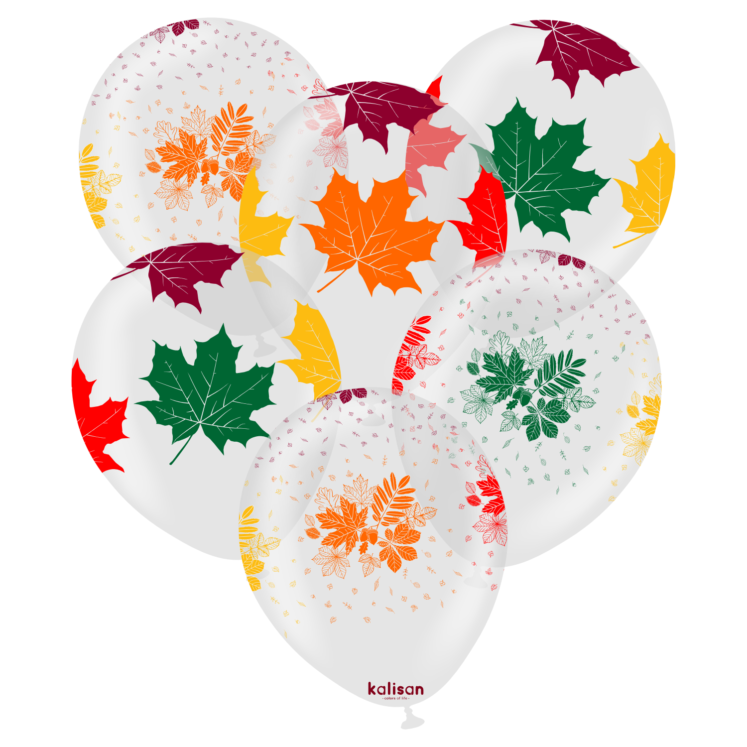 kalisan-fruits-plants-leaves-luftballons-transparent-25-st-ck image 1