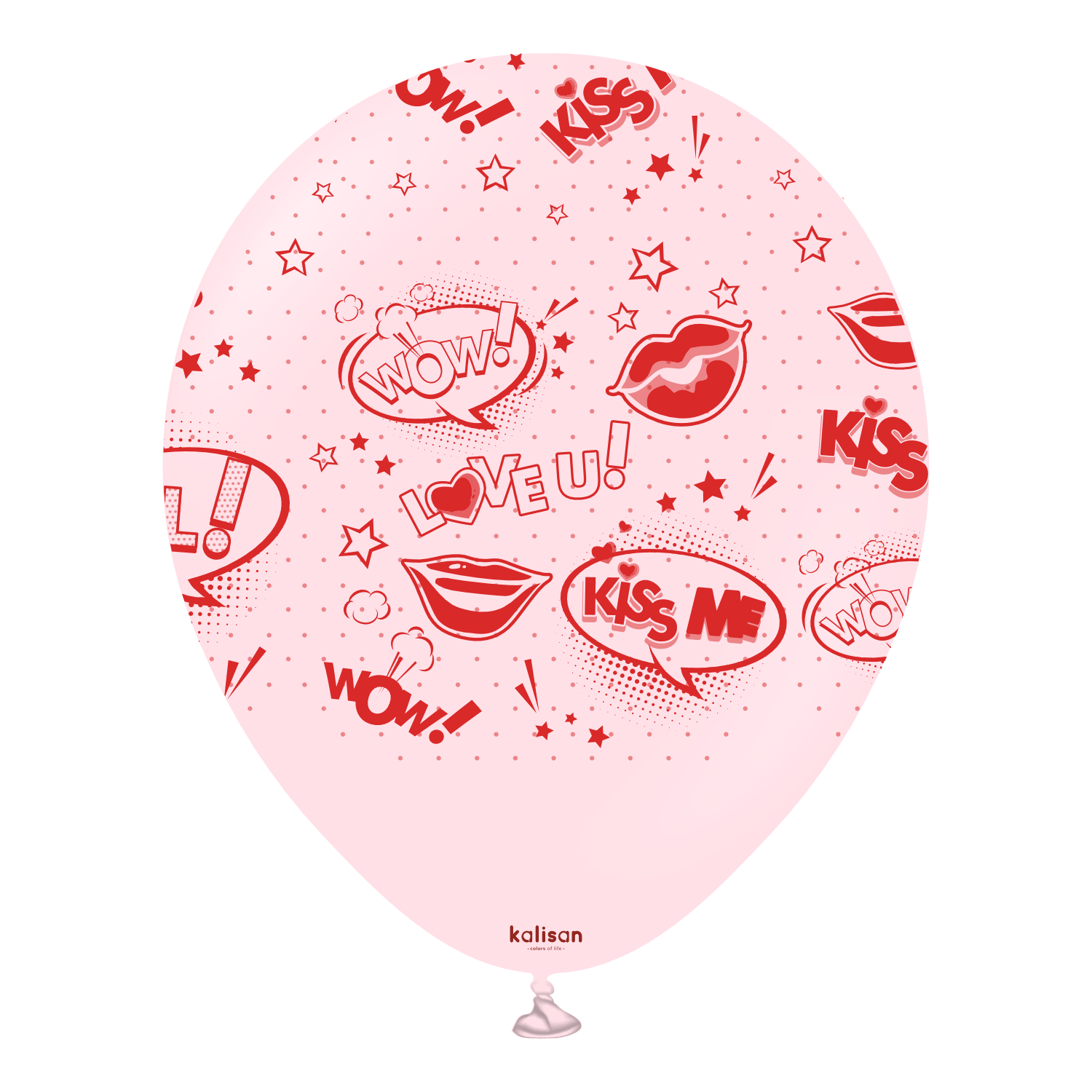 kalisan-birthday-pop-art-kiss-me-luftballons-bunt-25-st-ck image 2
