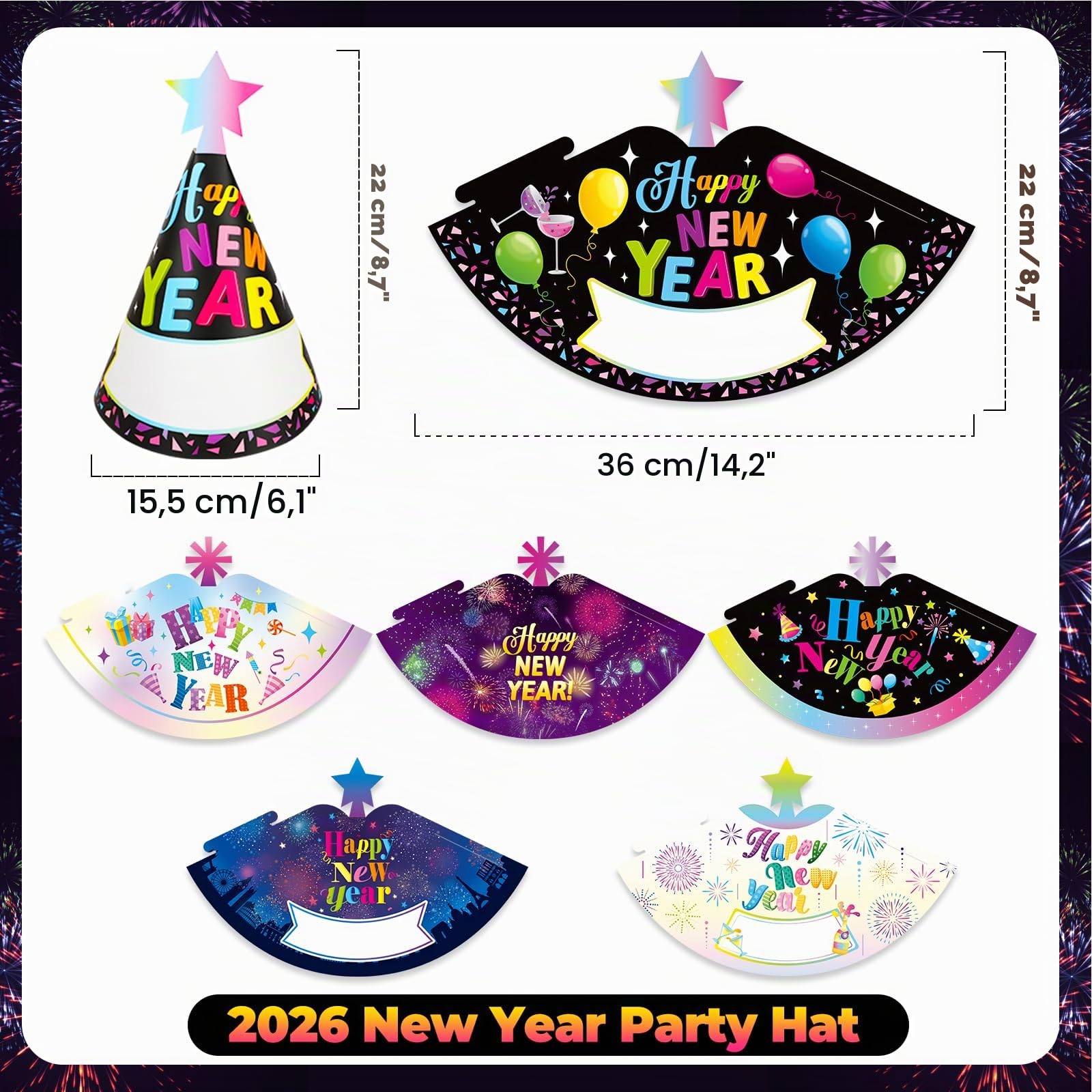 howaf-silvester-deko-2026-set-ballons-brillen-h-te-41-tlg image 3
