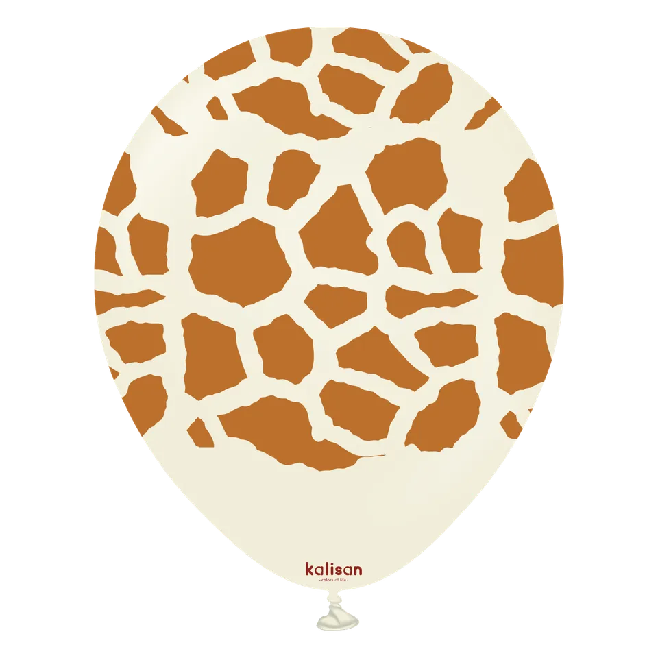 kalisan-safari-theme-giraffe-white-sand-luftballon-12-25-st-ck image 1