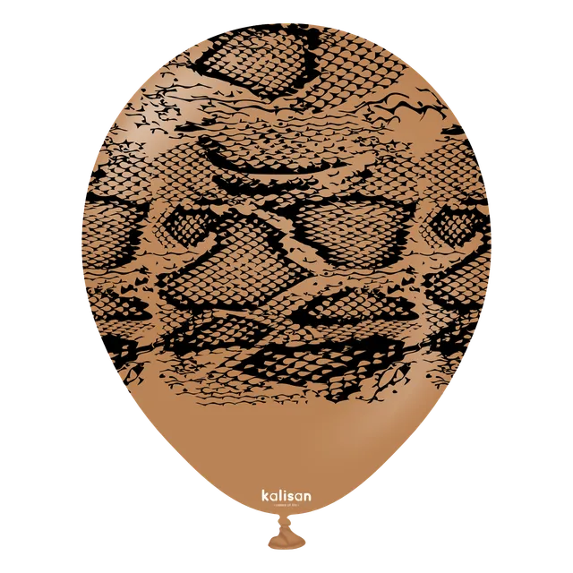 kalisan-safari-theme-snake-caramel-luftballons-25-st-ck image 1