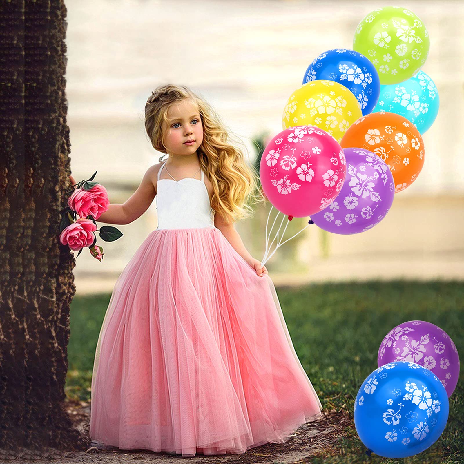 howaf-hawaii-luftballons-hibiskus-35-st-ck-latex-bunt-12-zoll image 4