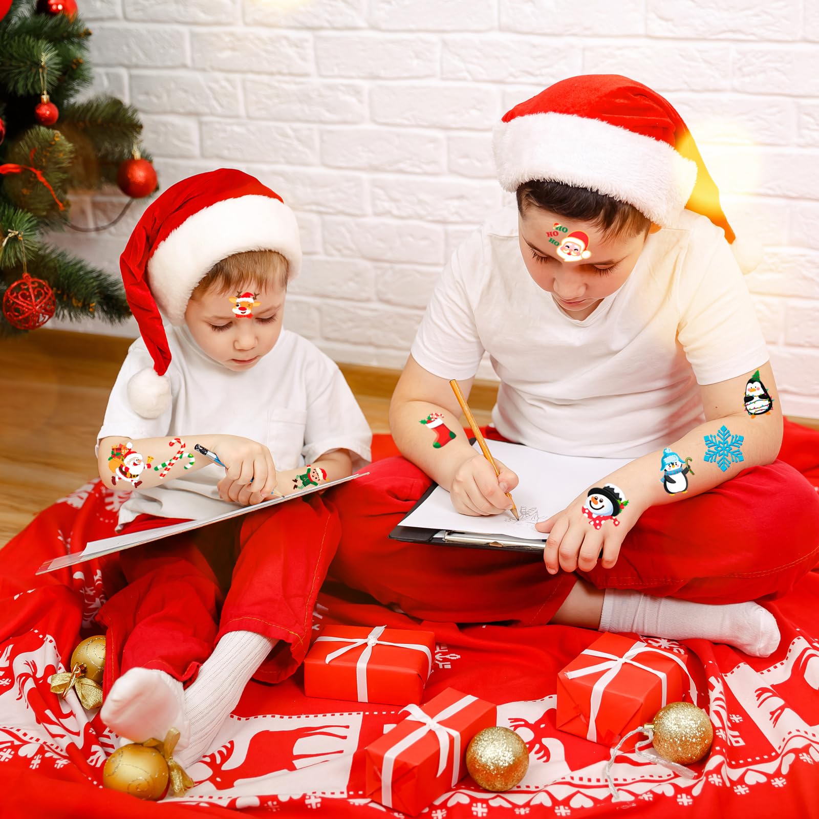 howaf-weihnachtstattoos-kinder-96-blatt-kindertattoos-weihnachtsmotive image 4