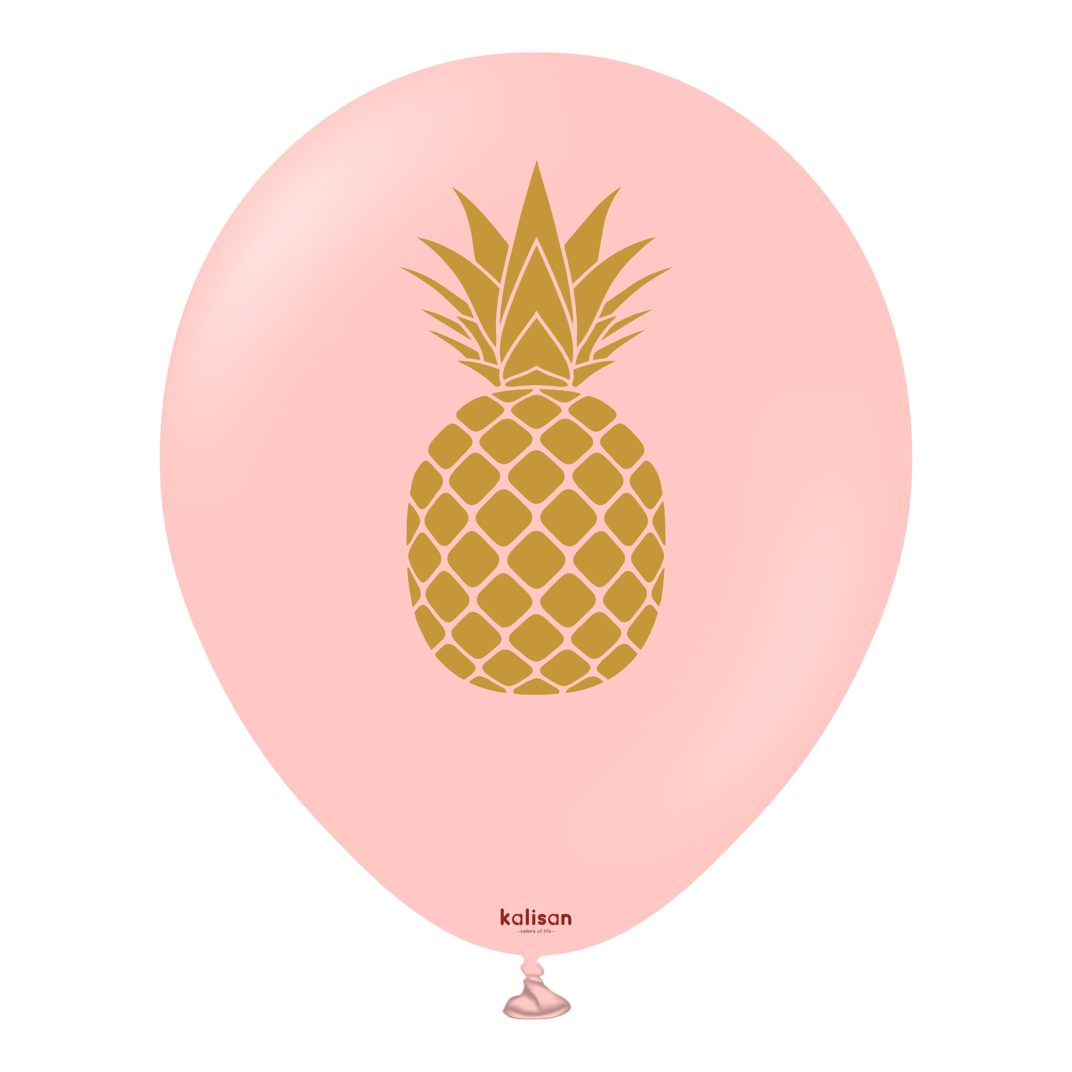 kalisan-fruits-plants-pineapple-luftballons-25-st-ck-mit-golddruck image 2