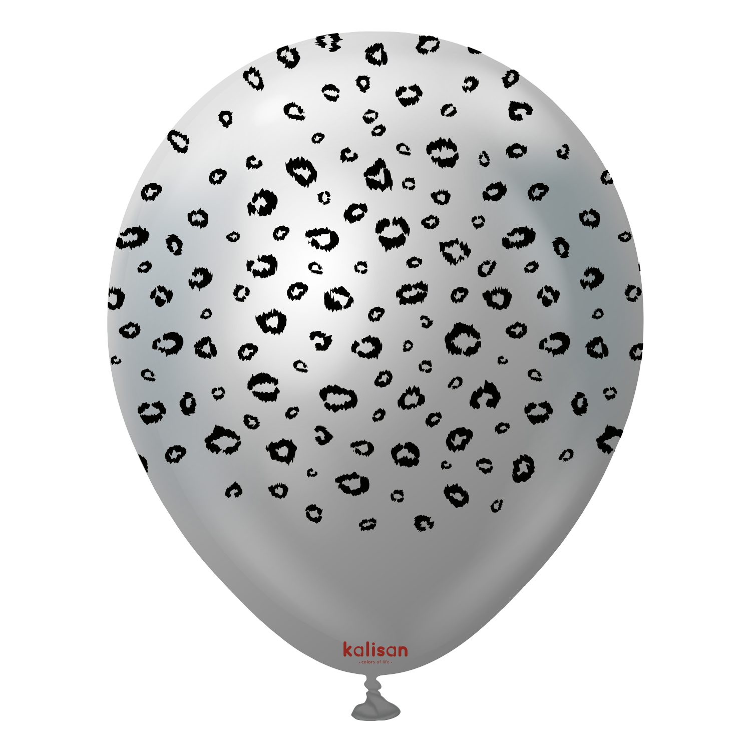 kalisan-safari-leopard-luftballons-mirror-silver-schwarz-12-25-st-ck image 1