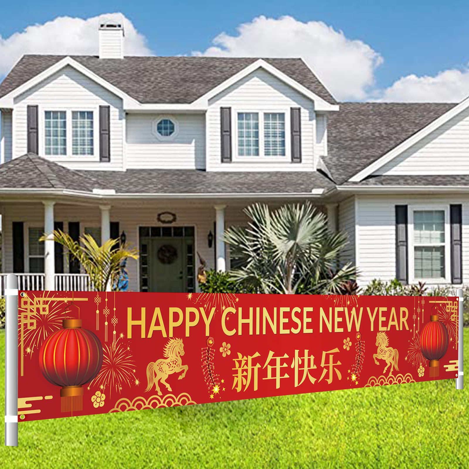 howaf-chinesisch-neujahr-banner-rot-gold-stoff-willkommen image 1