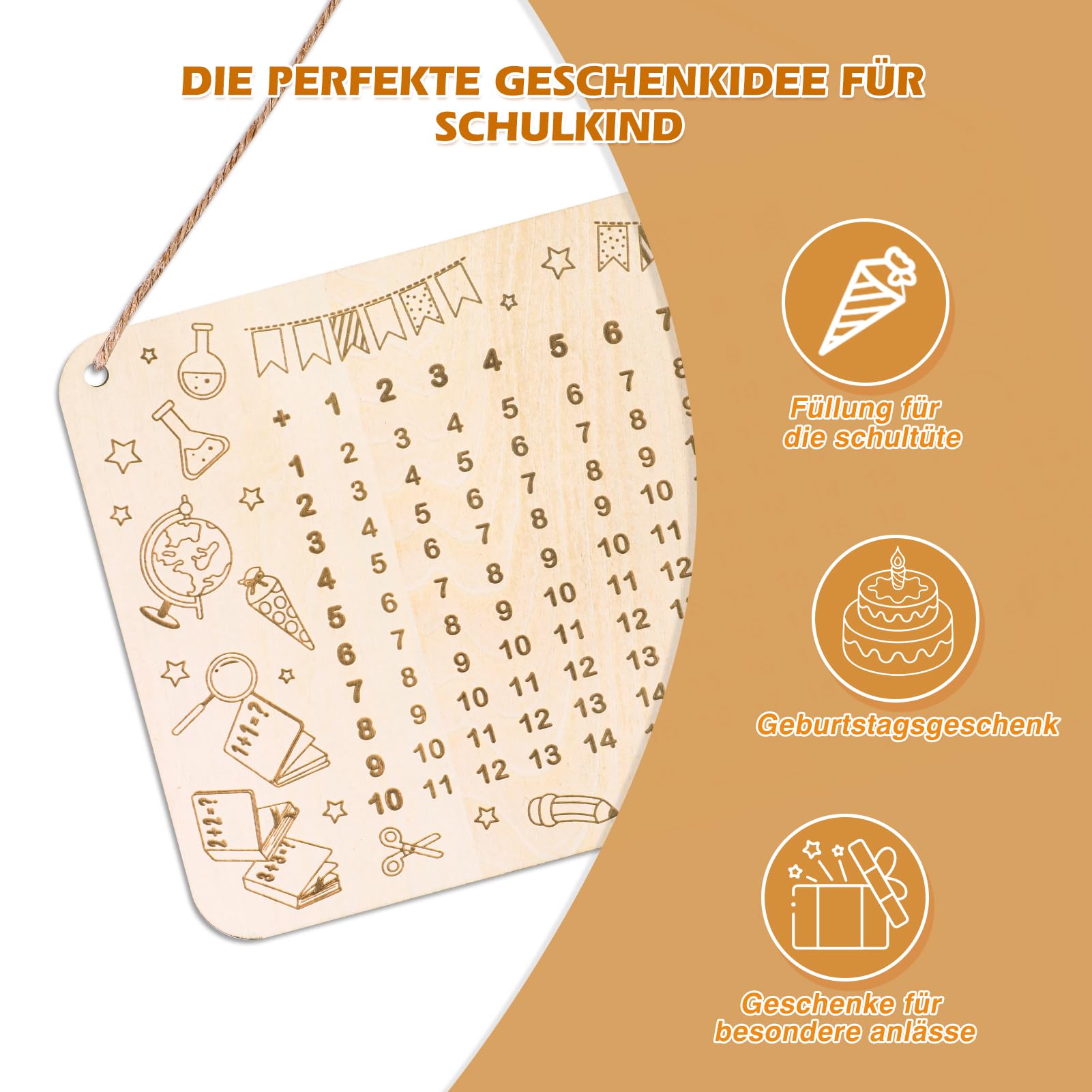 howaf-lernbrettchen-holz-2-st-ck-schult-te-f-llung-einmaleins image 4
