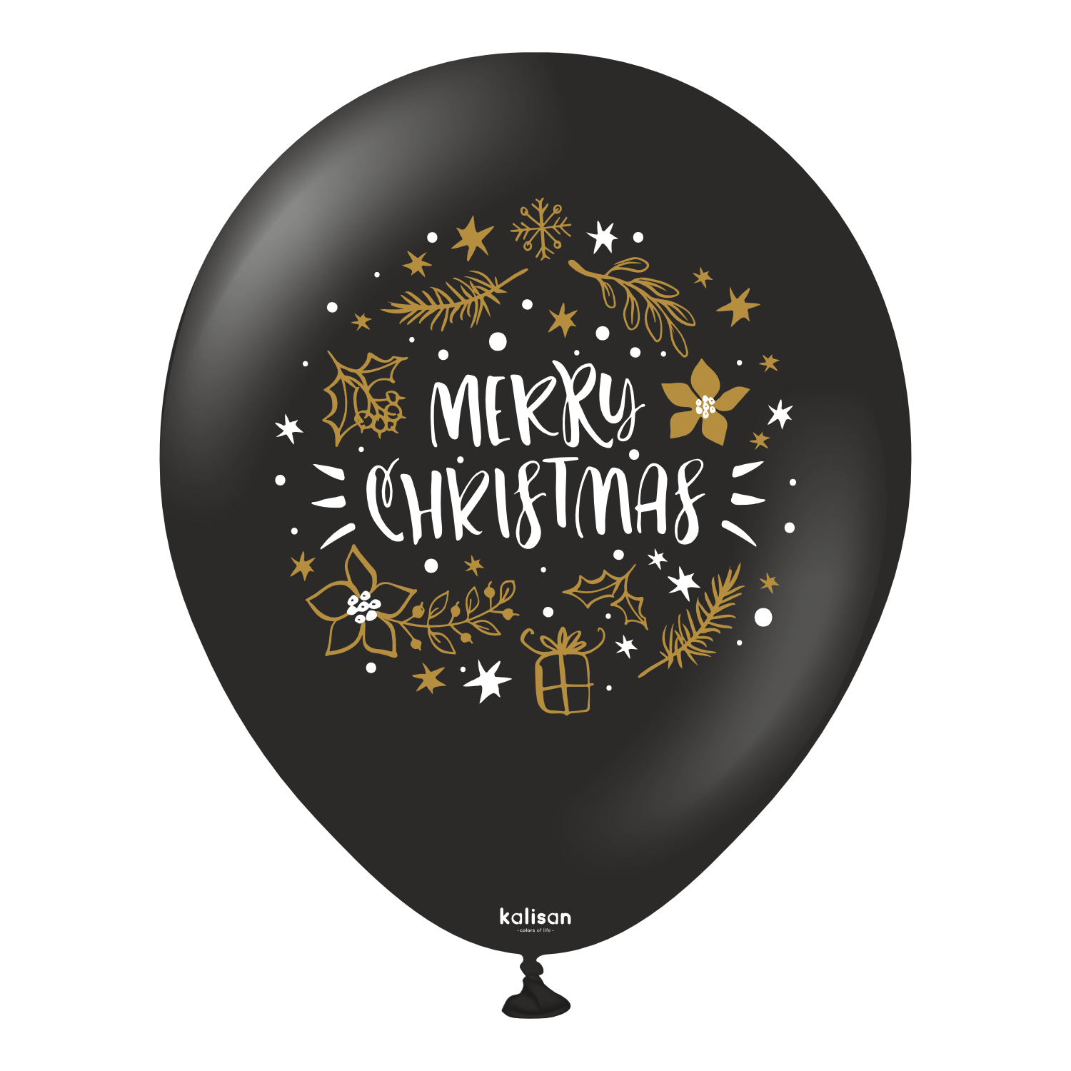 kalisan-merry-christmas-luftballons-wei-schwarz-gold-12-zoll-25-st-ck image 3