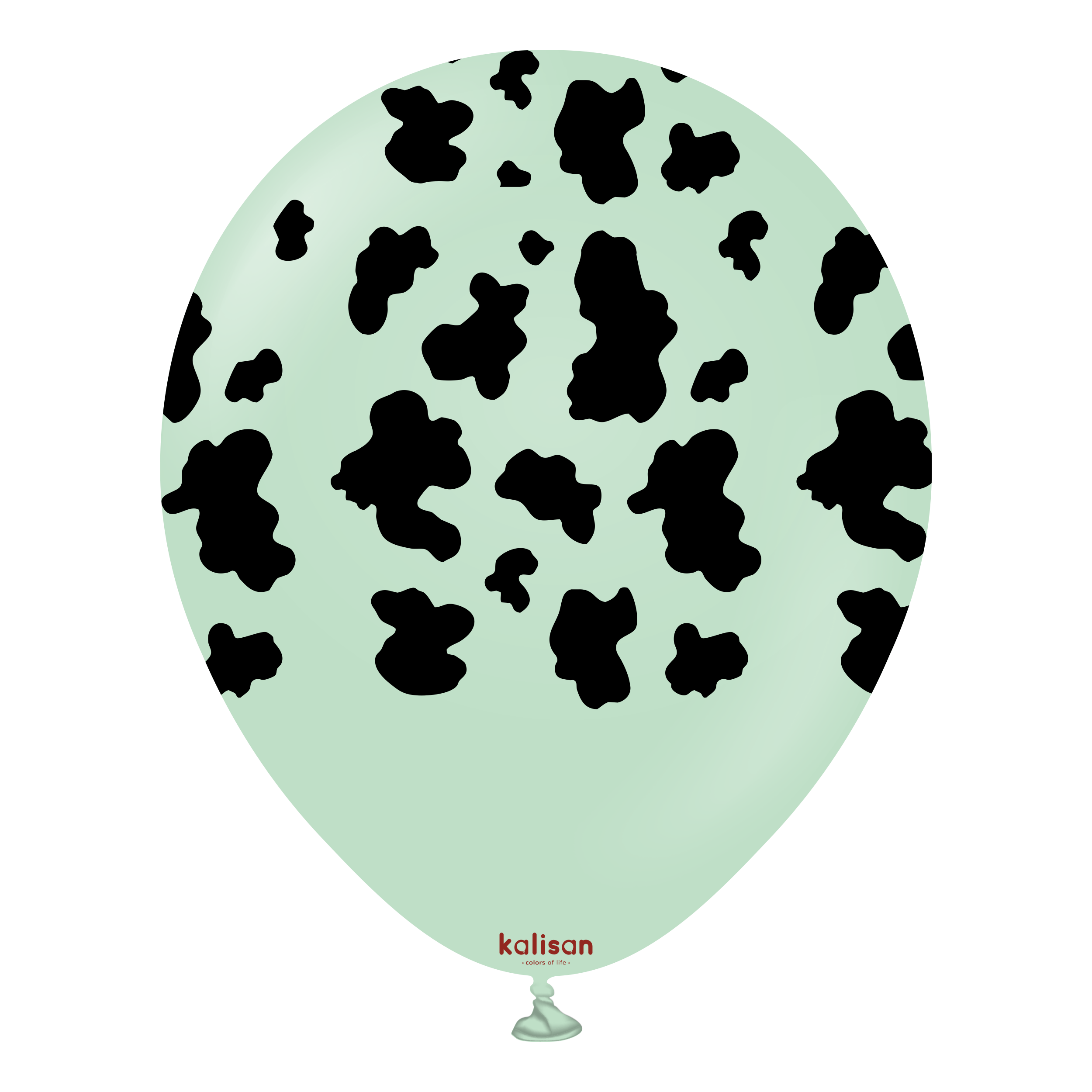 kalisan-safari-kuh-luftballons-12-zoll-macaron-gr-n-25er image 1