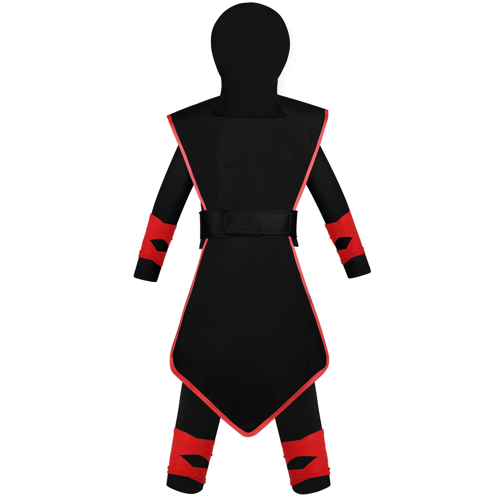 tacobear-ninja-kost-m-kinder-rot-schwarz-anzug-3-12-jahre image 3