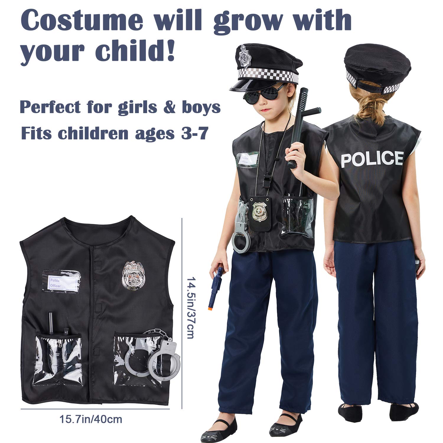 tacobear-costume-polizei-kost-m-kinder-mit-weste-zubeh-r image 6