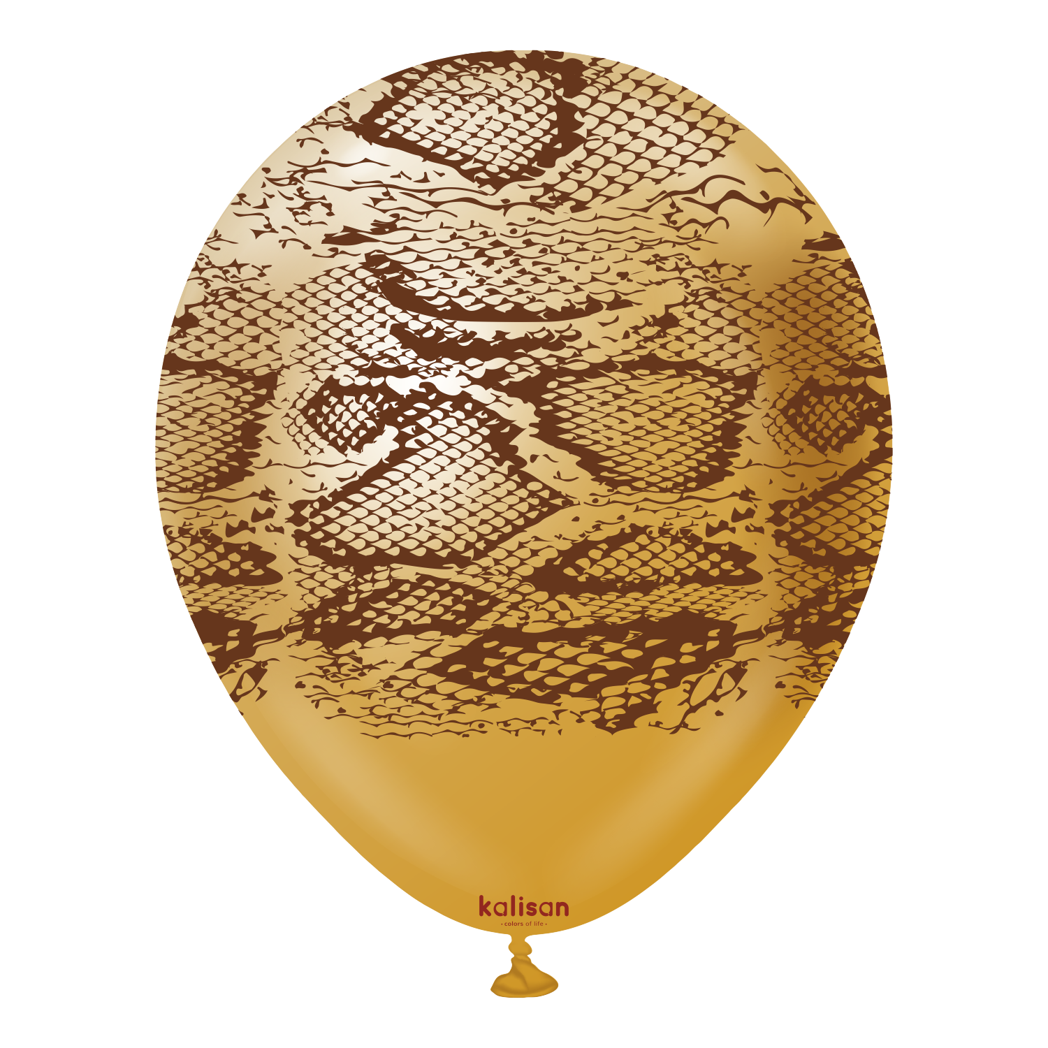 kalisan-safari-snake-mirror-gold-luftballons-12-zoll-25-st-ck image 1