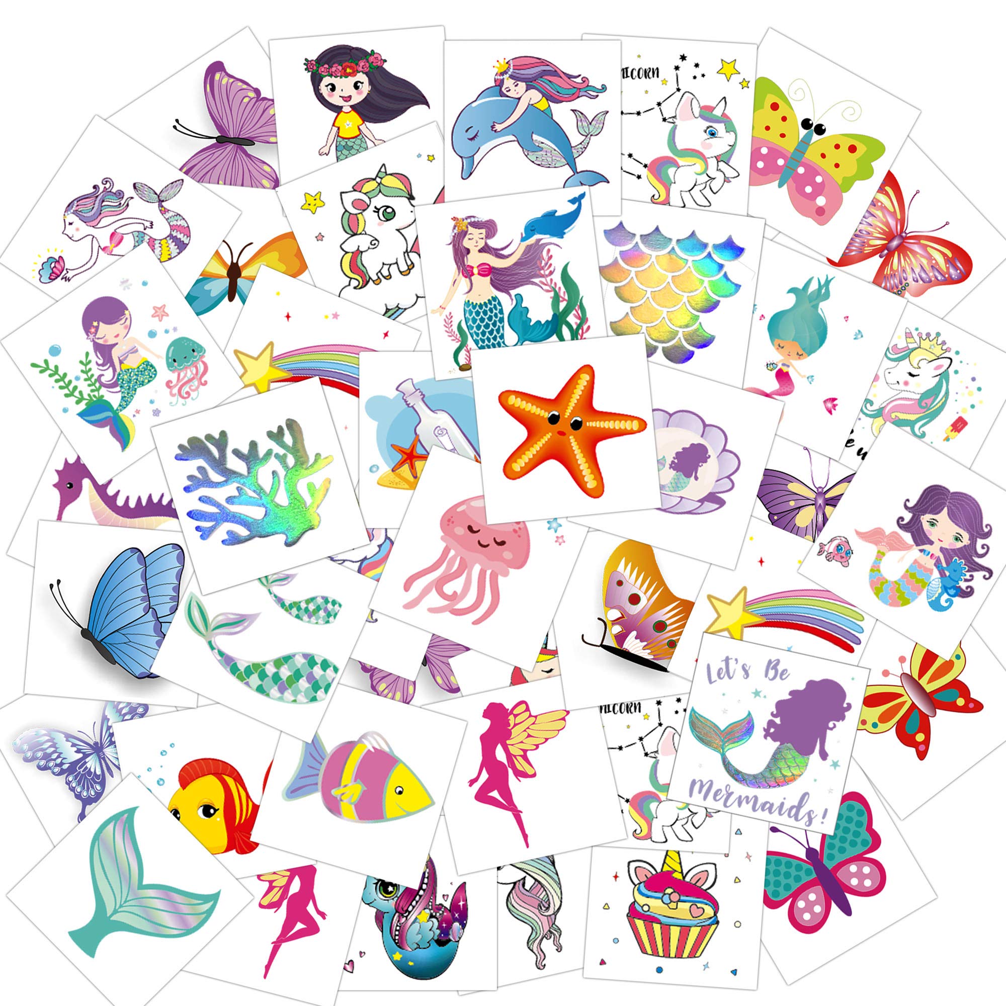 howaf-glitzer-tattoos-kinder-einhorn-80-st-ck image 6