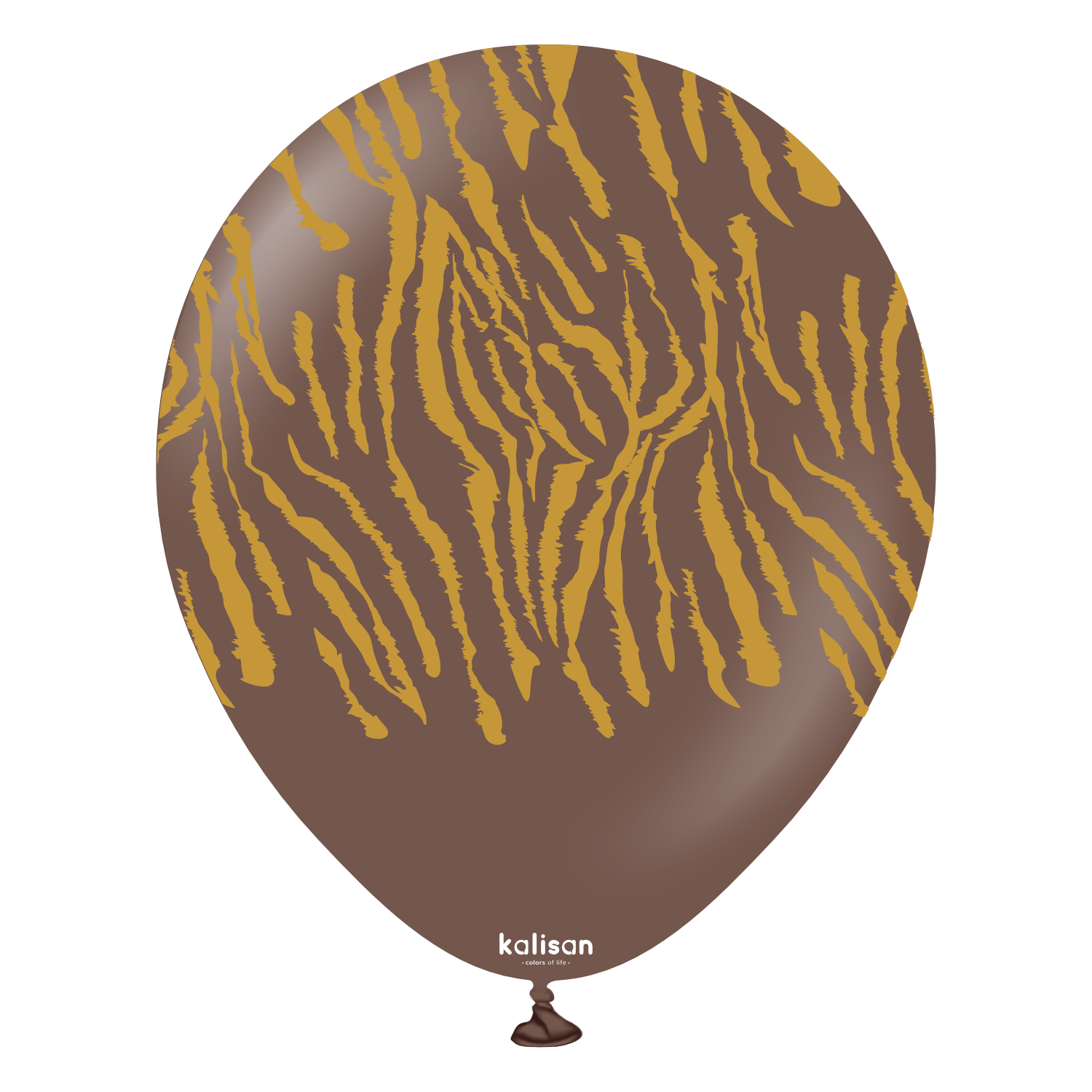 kalisan-safari-theme-safari-tiger-luftballons-25er-gold image 5