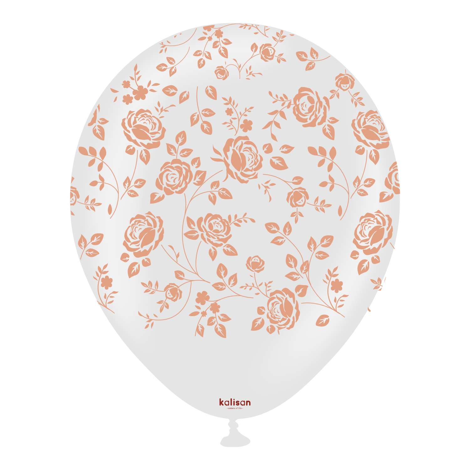 kalisan-damask-rose-luftballon-12-25-st-ck-rosegold-transparent image 2