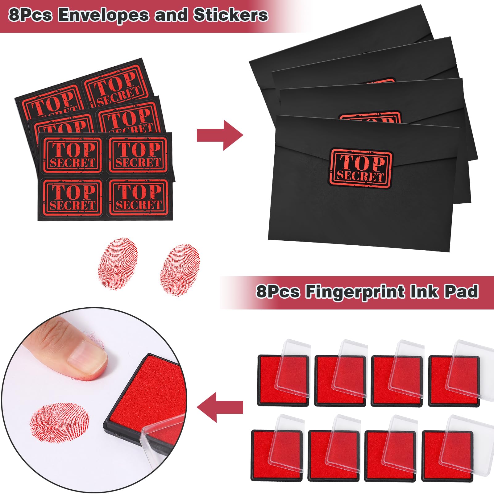tacobear-party-favors-detektiv-set-48-tlg-mitgebsel-kinder image 4