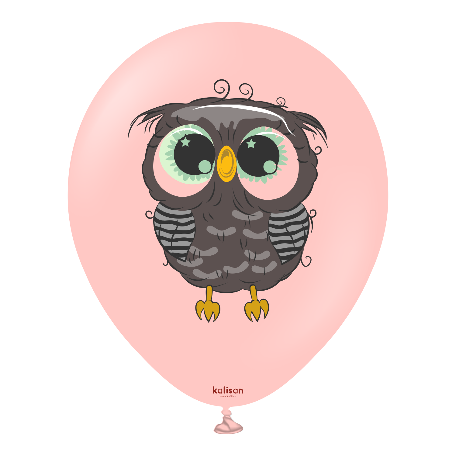 kalisan-animals-owl-luftballons-25-st-ck-12-eule-pastell image 2