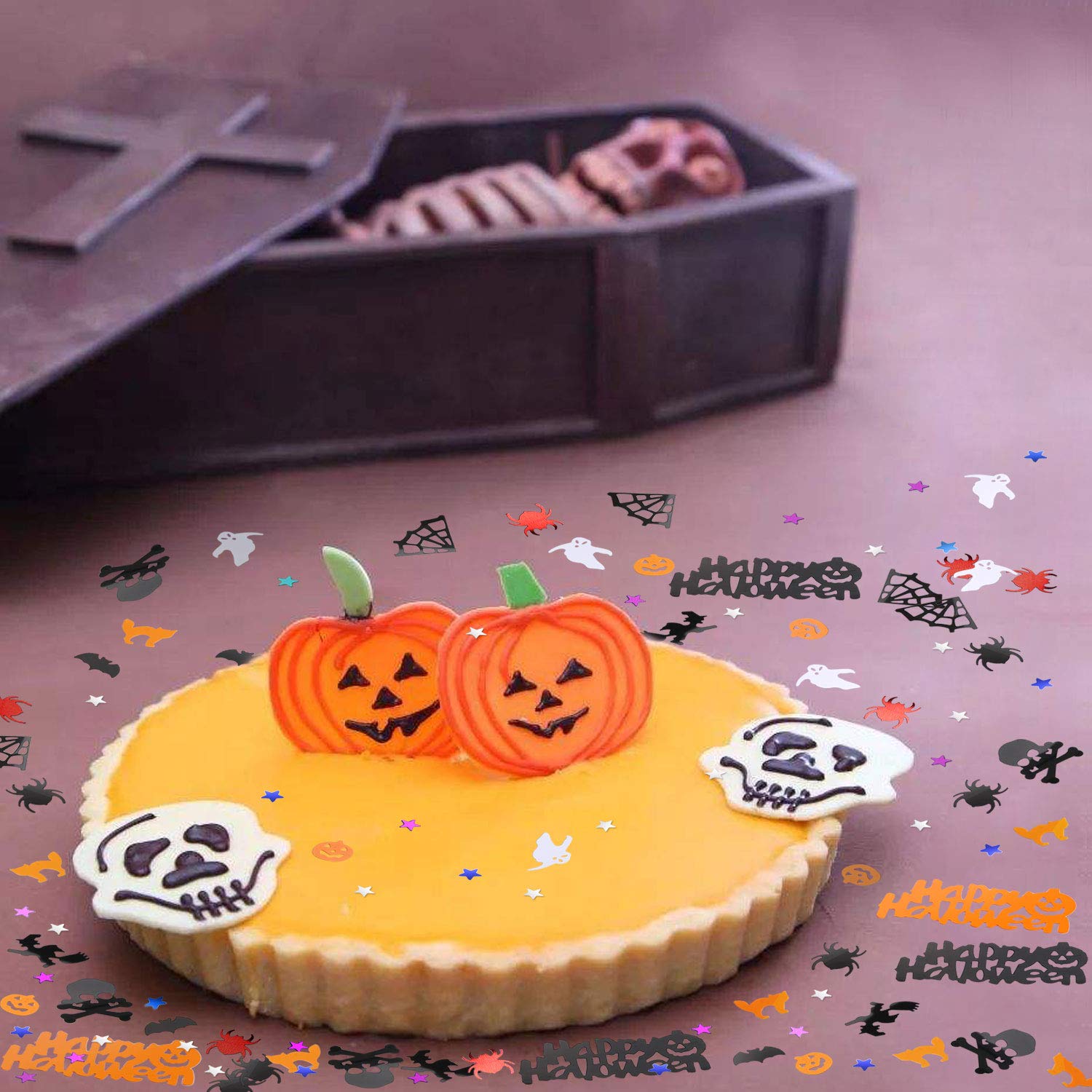 howaf-halloween-konfetti-tischstreu-bunt-glitzer-60g-k-rbis-geist image 5