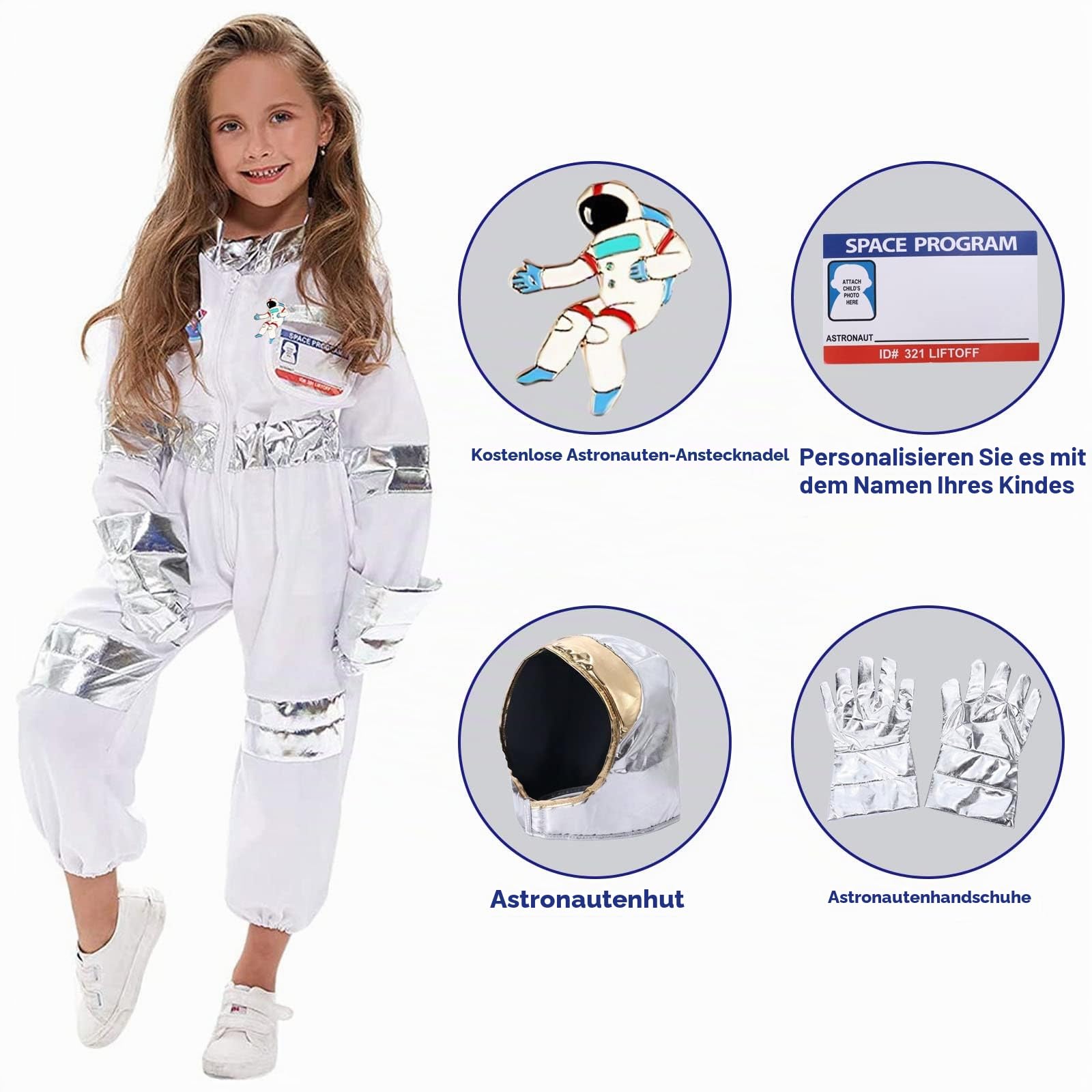 tacobear-costume-astronaut-kost-m-kinder-mit-helm-3-6-jahre image 2