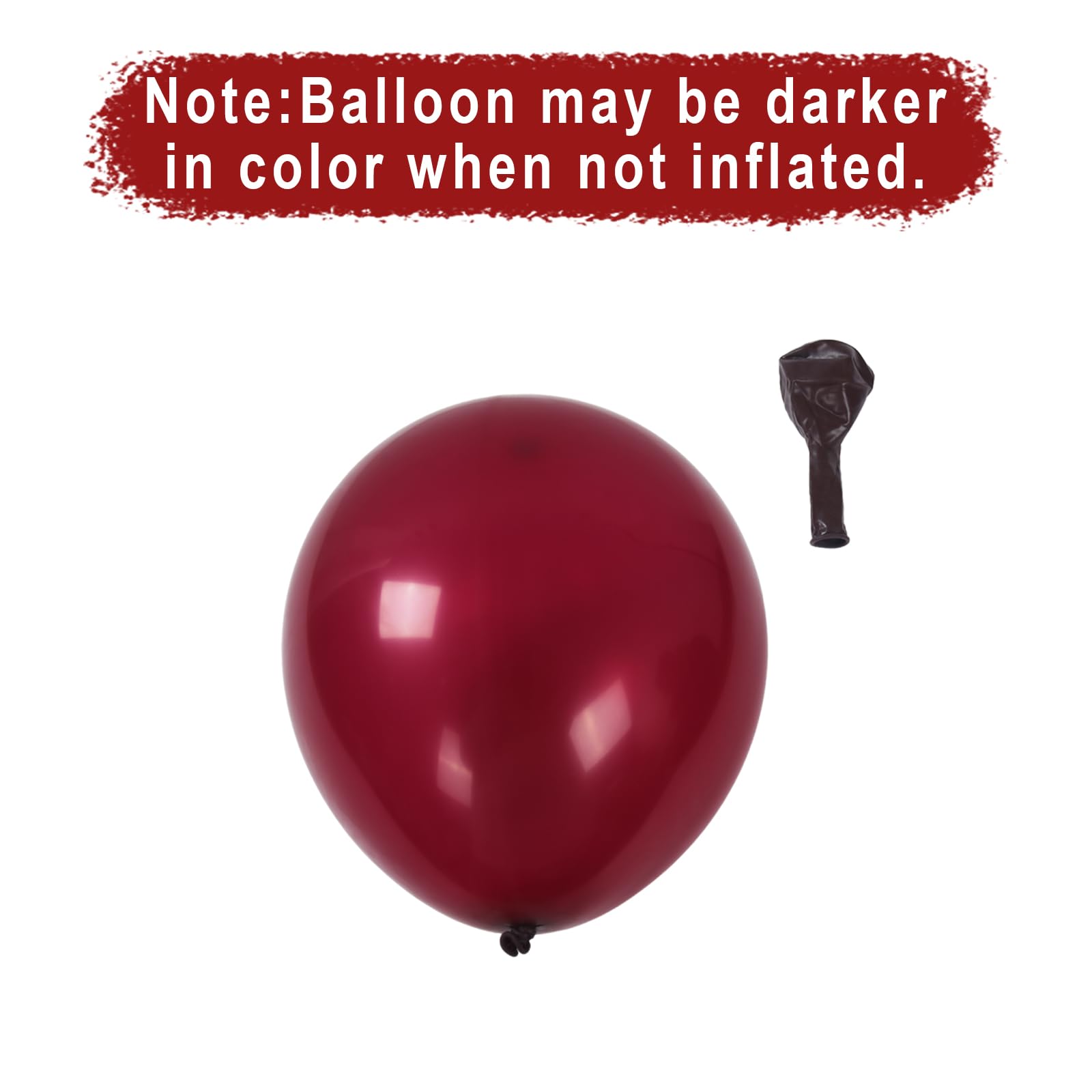 qifu-luftballons-bordeaux-50-st-ck-12-zoll-weinrot-latex image 8