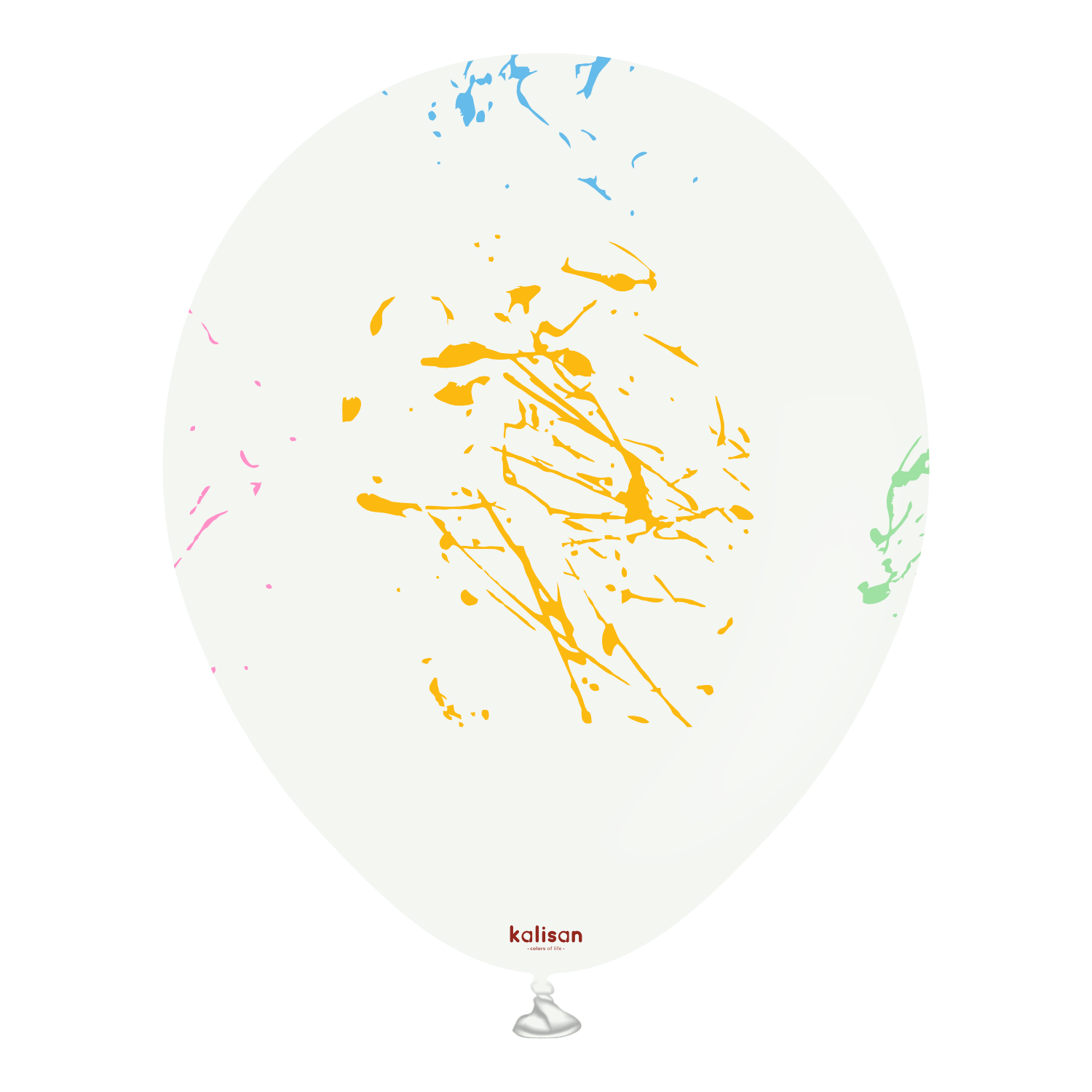 kalisan-party-theme-splatter-5-color-luftballons-25-st-ck-12-zoll image 3