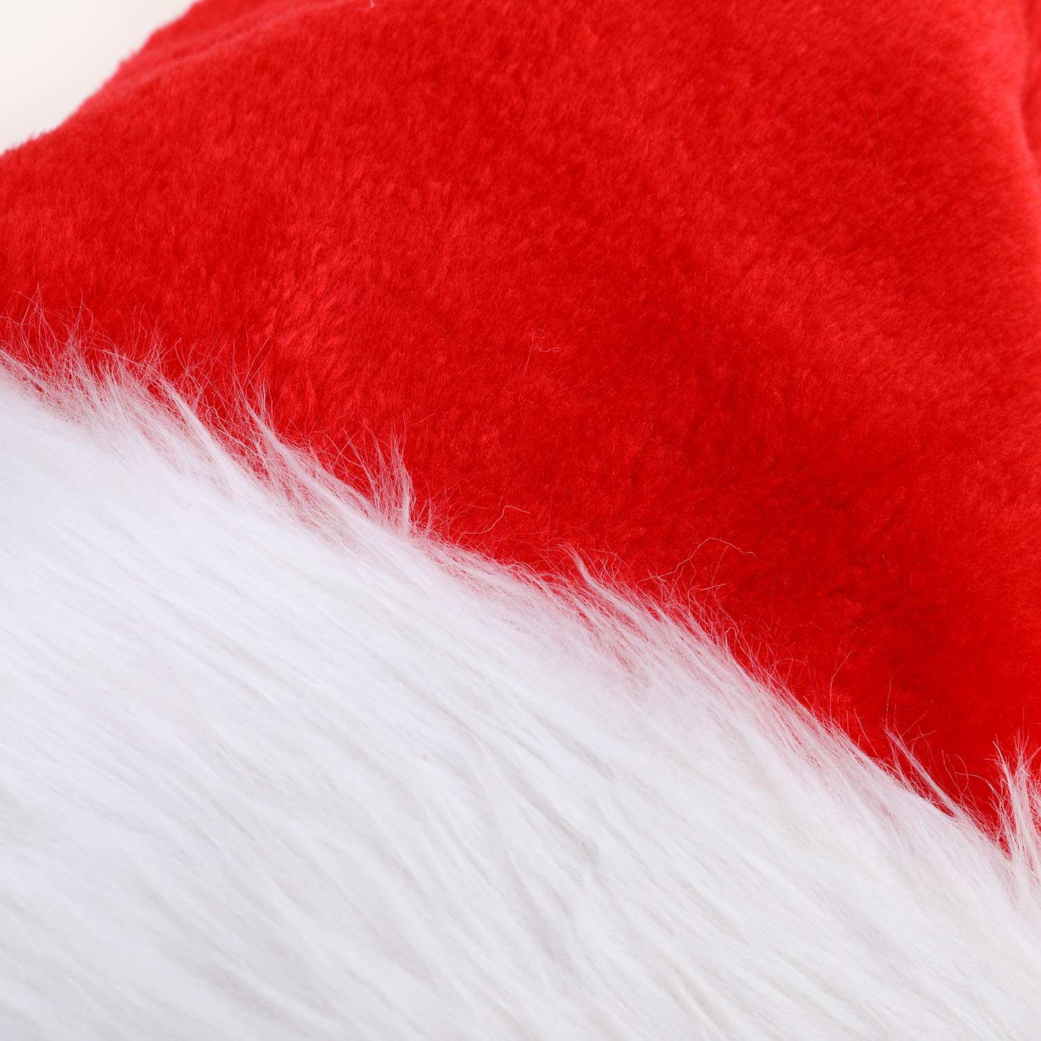 howaf-weihnachtsm-tze-pl-sch-rot-wei-2er-set-erwachsene image 2