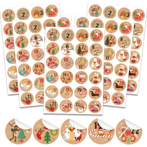 howaf-adventskalender-aufkleber-zahlen-1-24-8-b-gen-kraft image 8