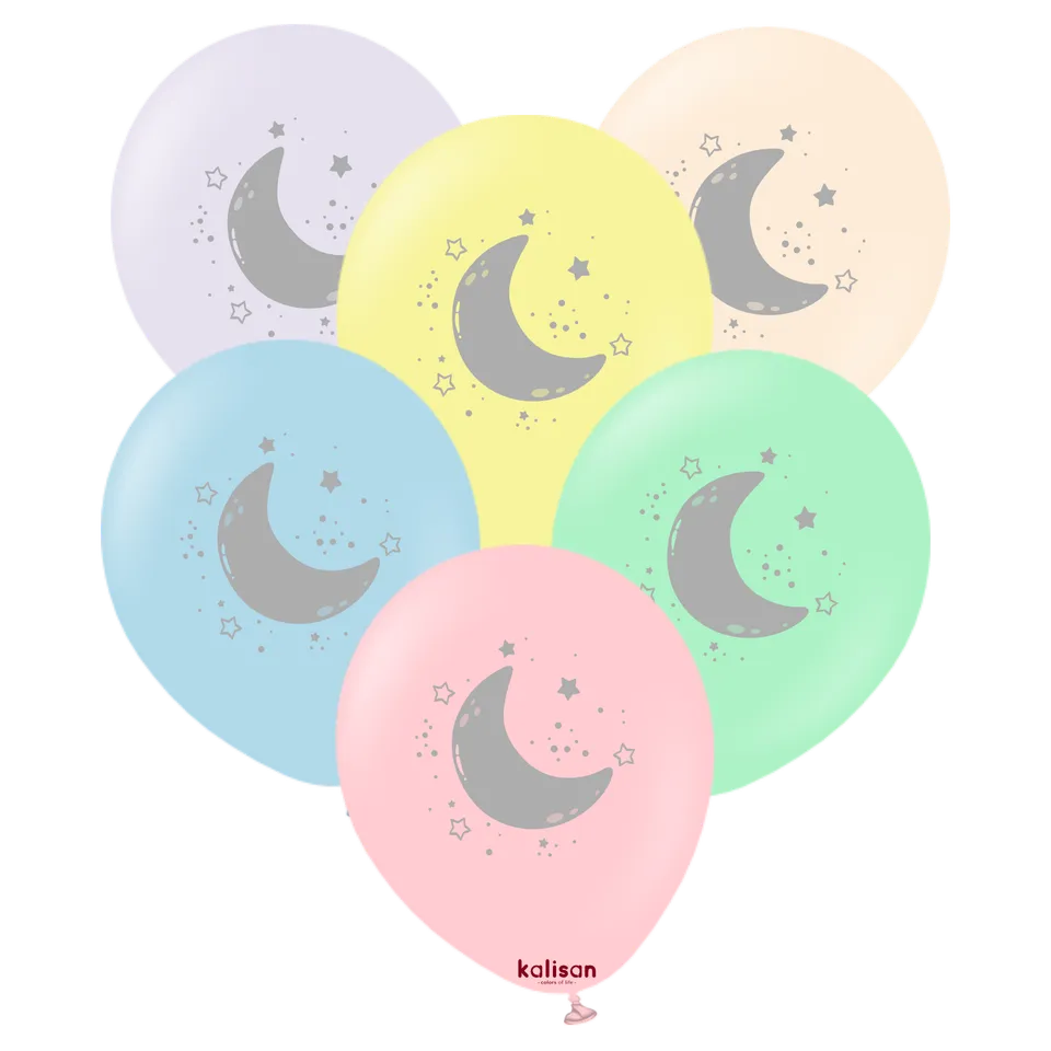 kalisan-birthday-half-moon-silver-luftballons-25er-pastell image 1